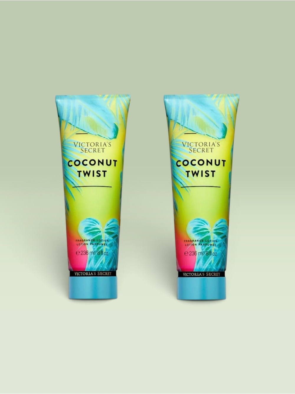 Victoria's Secret COCONUT TWIST Fragrance Lotion ~ 8 fl.oz. ( Lot of 2 )